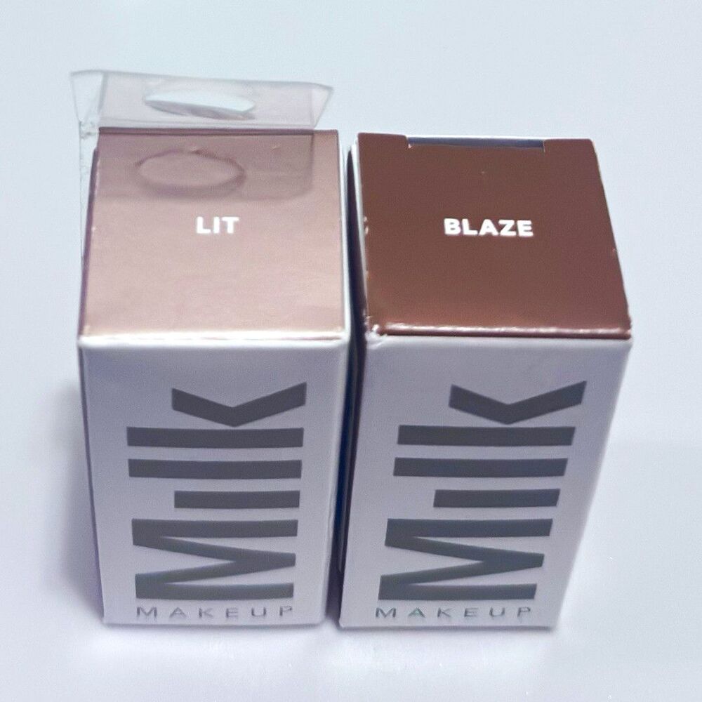 Milk Makeup Blaze Bronzer & Lit Highlighter Mini Duo Set NIB Authentic